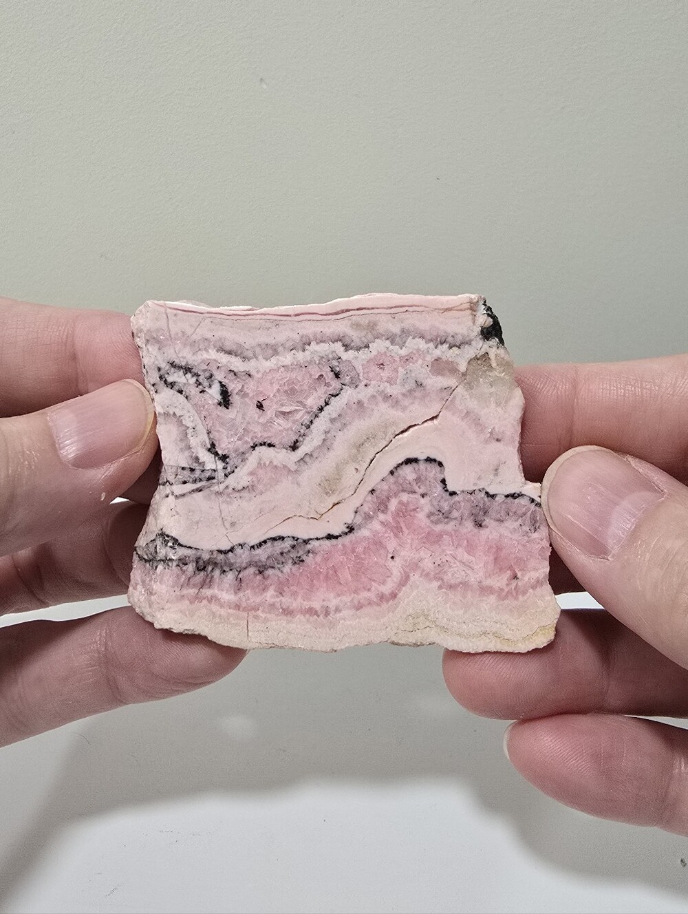 Rhodochrosite Crystal Slab #J
